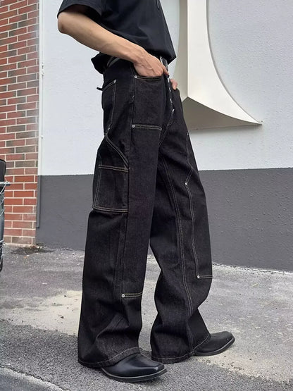 Vintage Wash Wide Leg Jeans | The Nichole Collection