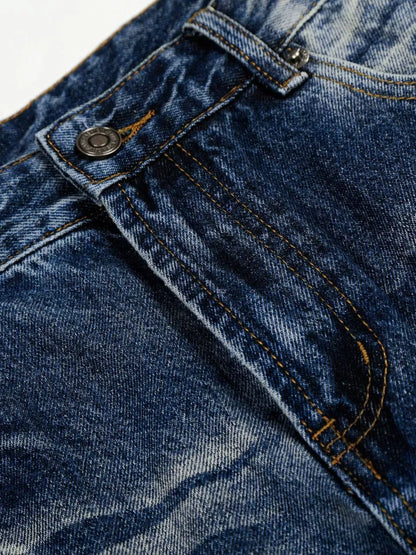 Vintage Wash Wide Leg Jeans | The Nichole Collection