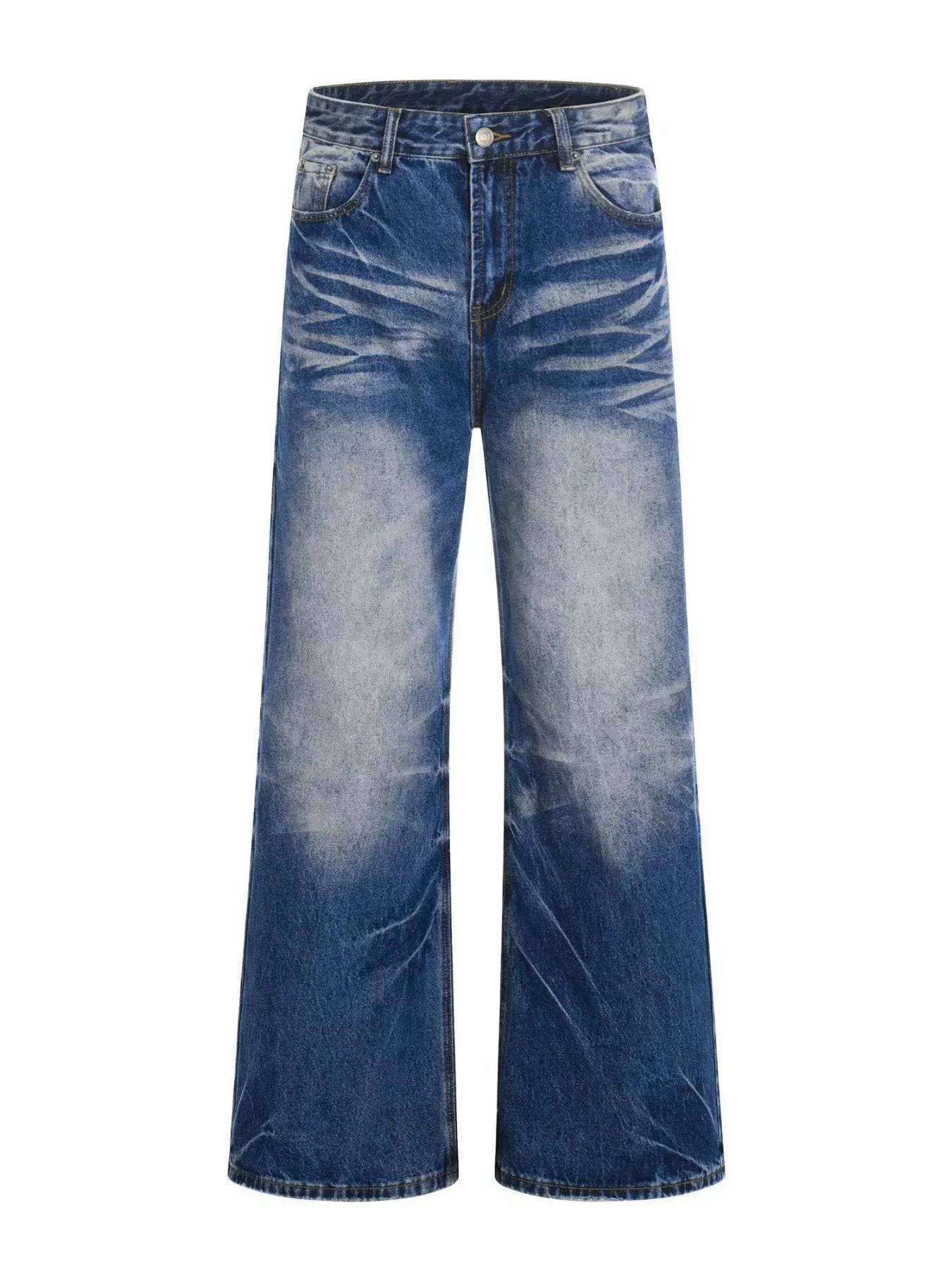 Vintage Wash Wide Leg Jeans | The Nichole Collection
