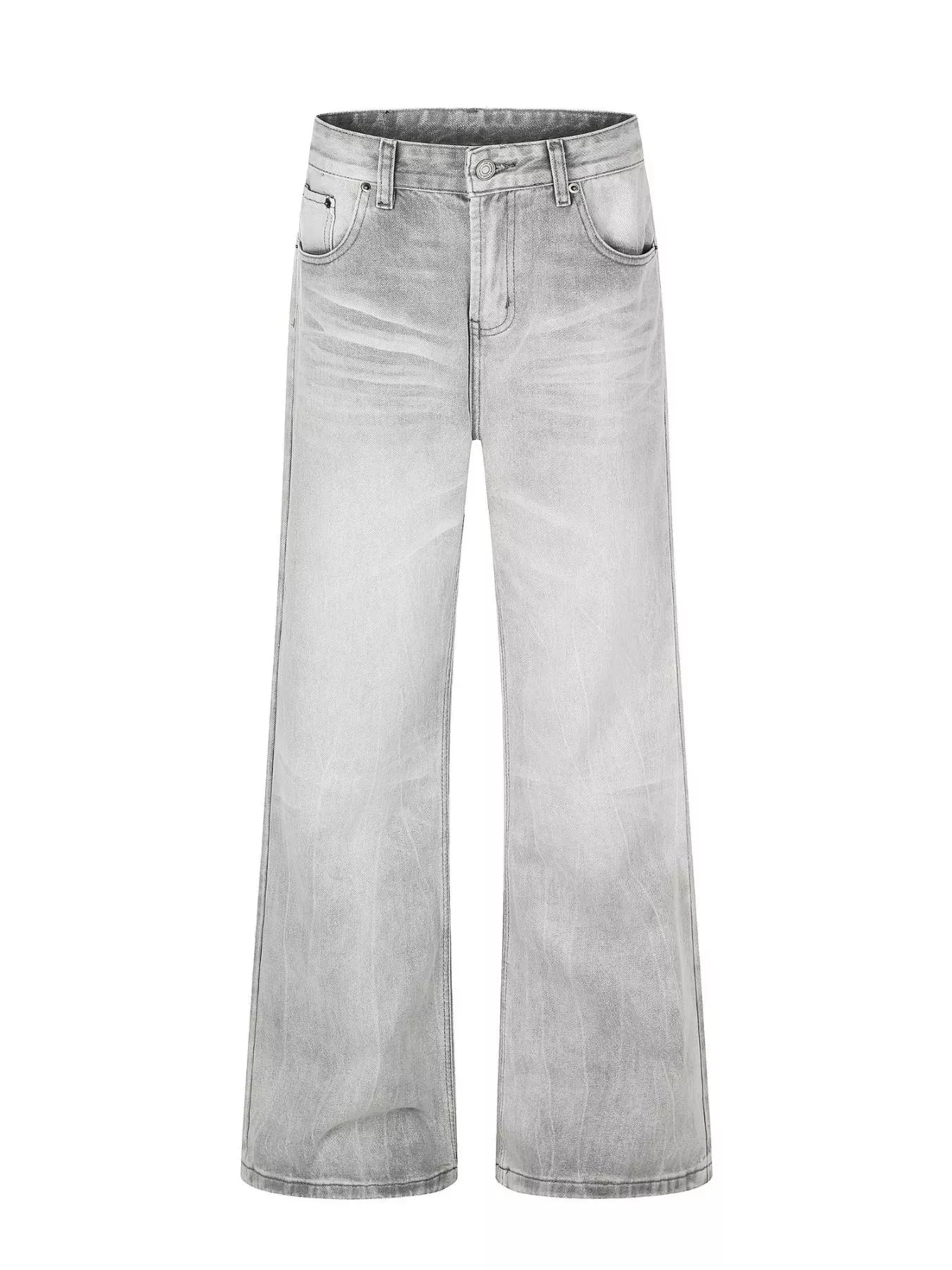 Vintage Wash Wide Leg Jeans | The Nichole Collection