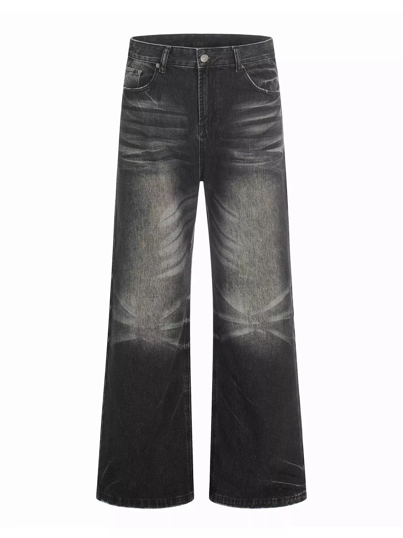 Vintage Wash Wide Leg Jeans | The Nichole Collection