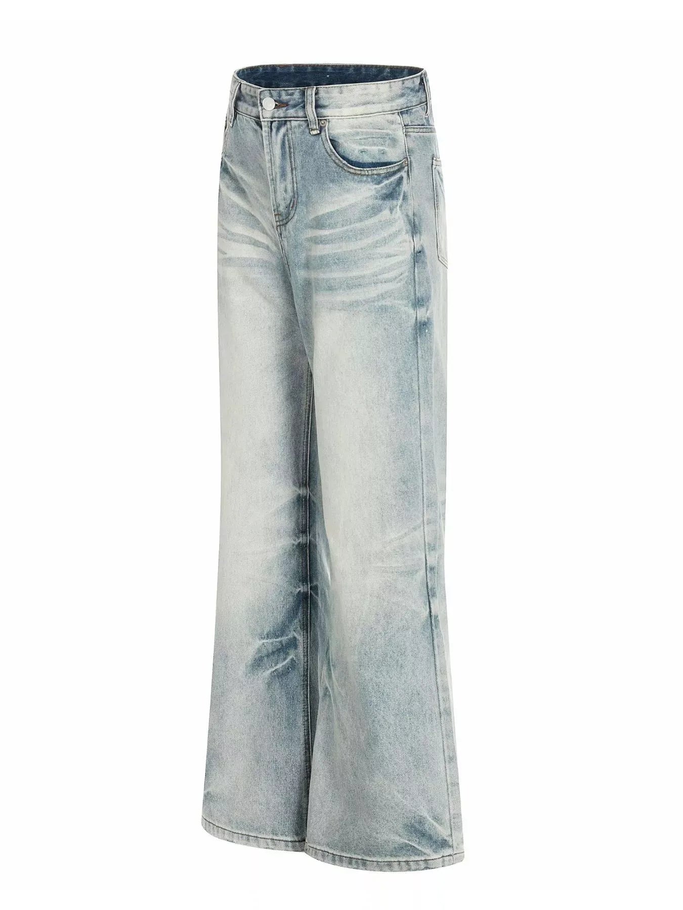 Vintage Wash Wide Leg Jeans | The Nichole Collection