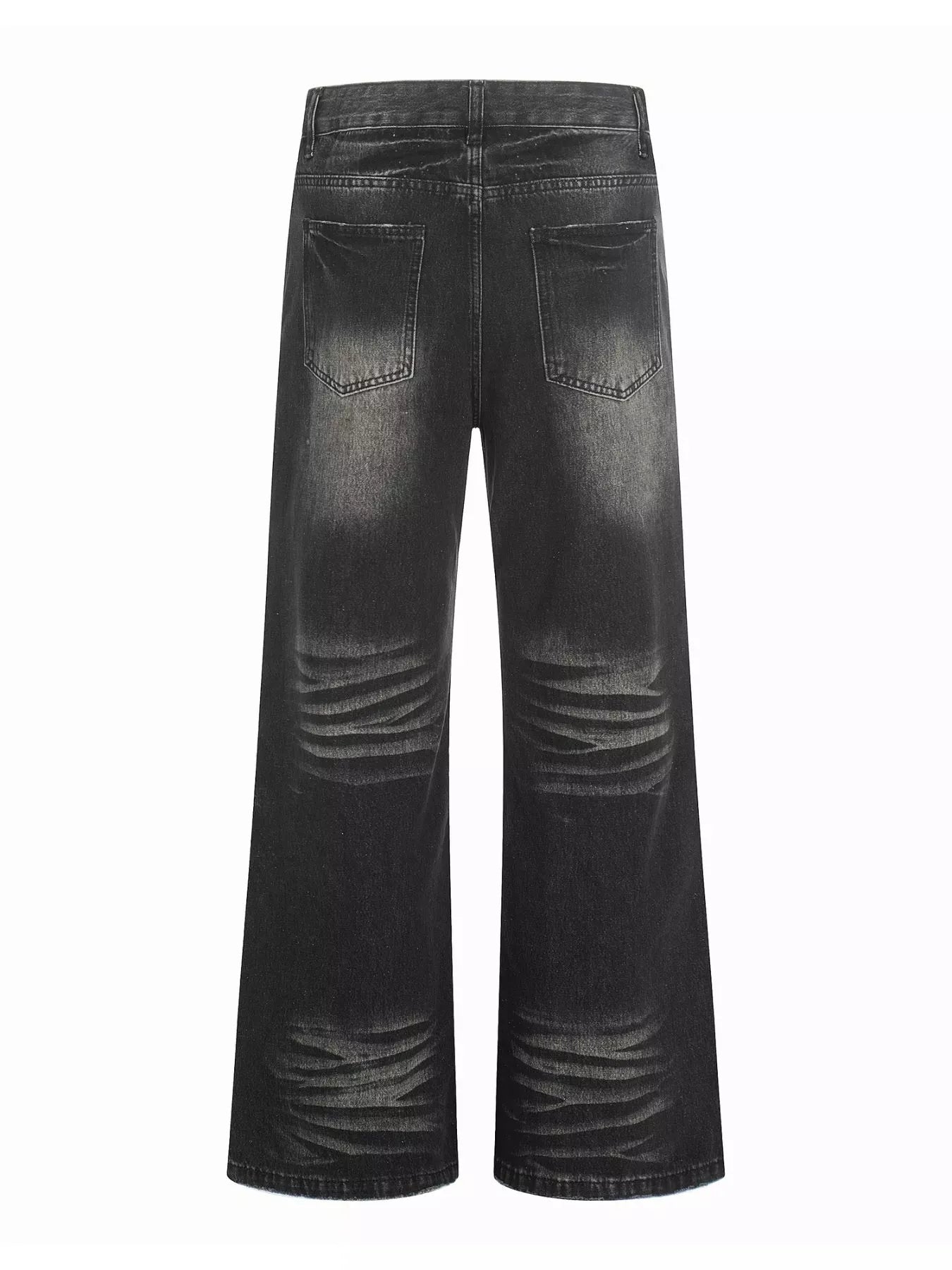 Vintage Wash Wide Leg Jeans | The Nichole Collection