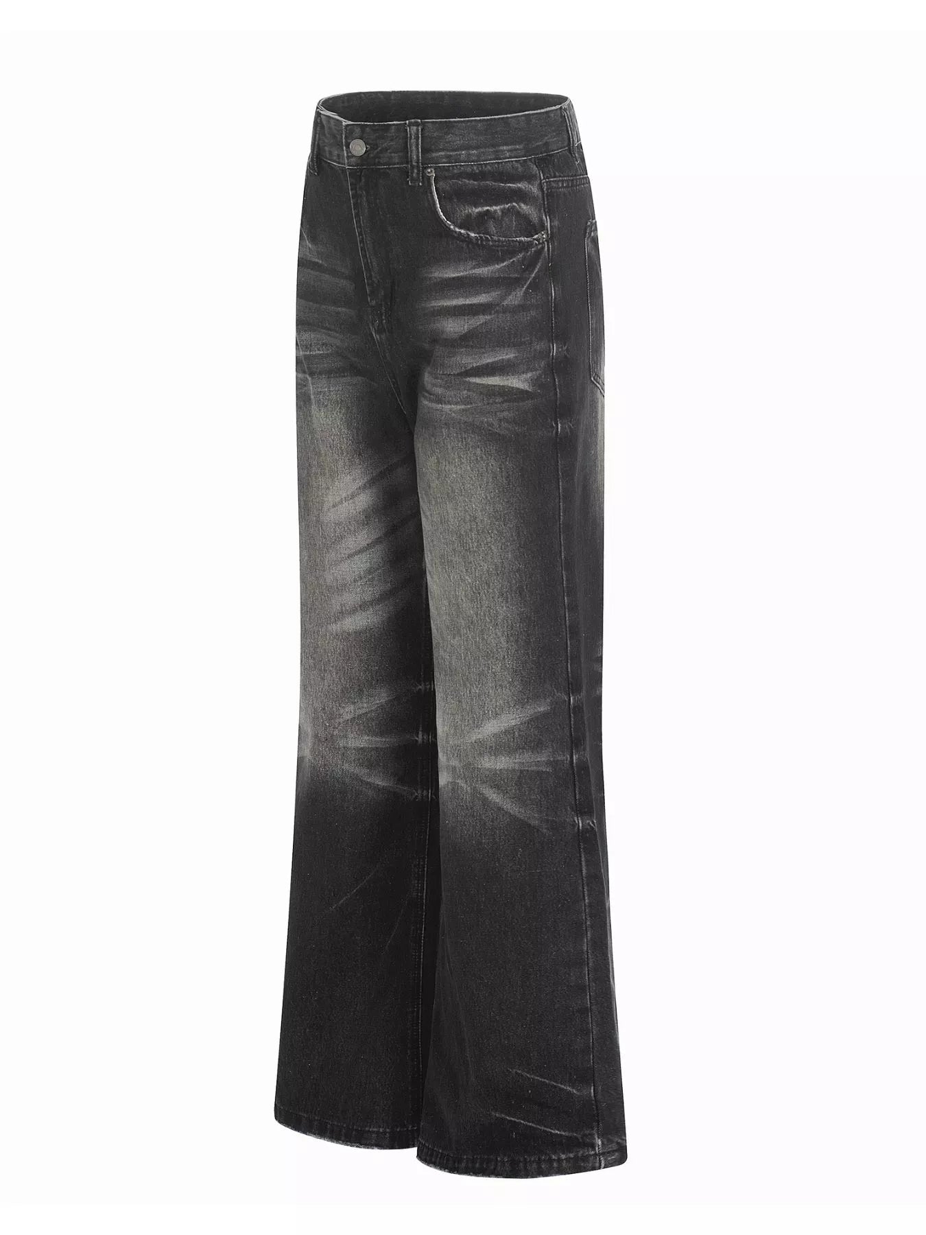 Vintage Wash Wide Leg Jeans | The Nichole Collection