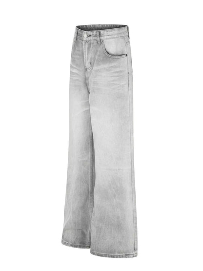 Vintage Wash Wide Leg Jeans | The Nichole Collection