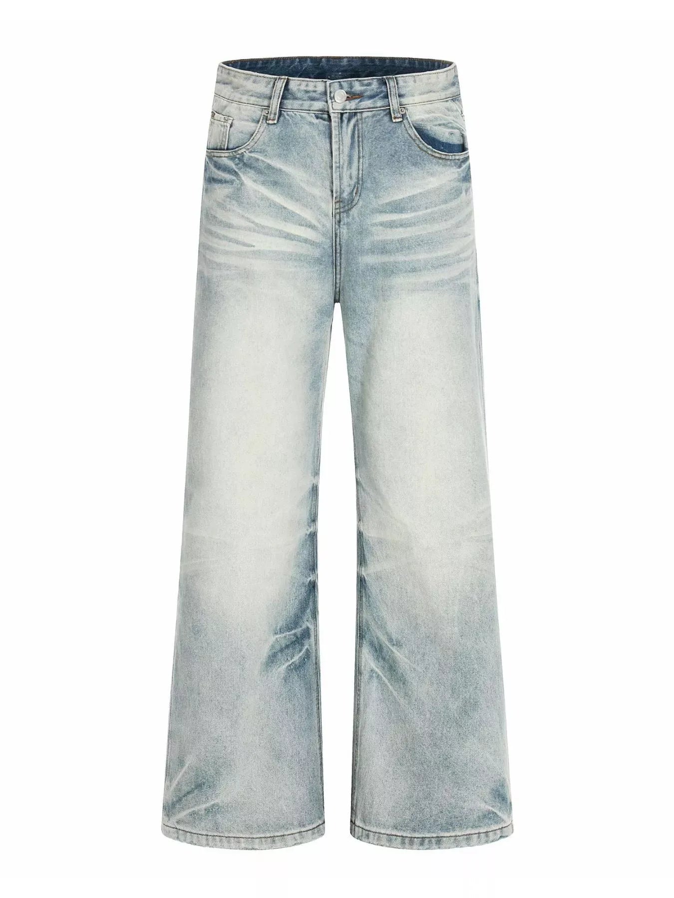 Vintage Wash Wide Leg Jeans | The Nichole Collection