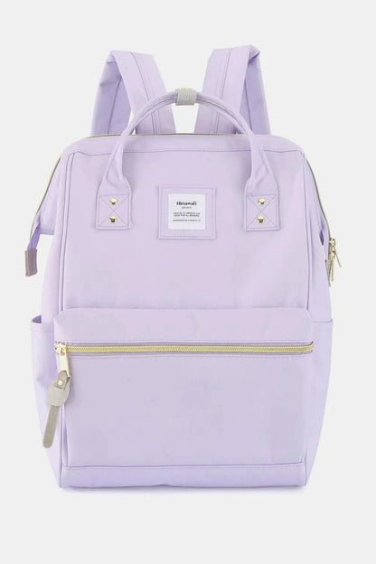 Waterproof Canvas Backpack Bag with Side Pockets Backpacks Lavender / One Size The Nichole Collection