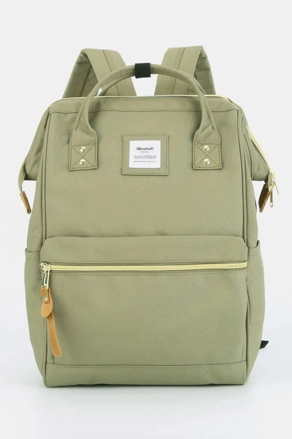Waterproof Canvas Backpack Bag with Side Pockets Backpacks Coach Green / One Size The Nichole Collection
