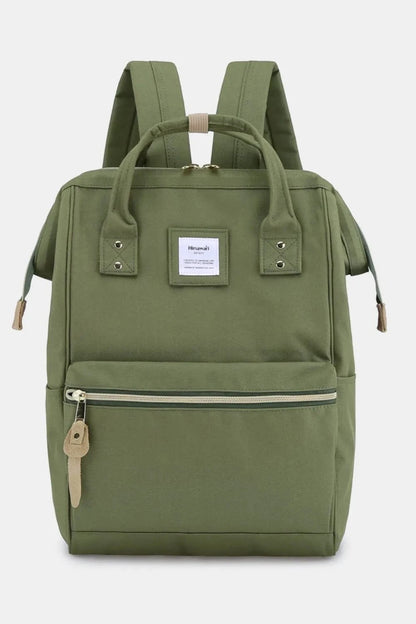 Waterproof Canvas Backpack Bag with Side Pockets Backpacks Olive / One Size The Nichole Collection