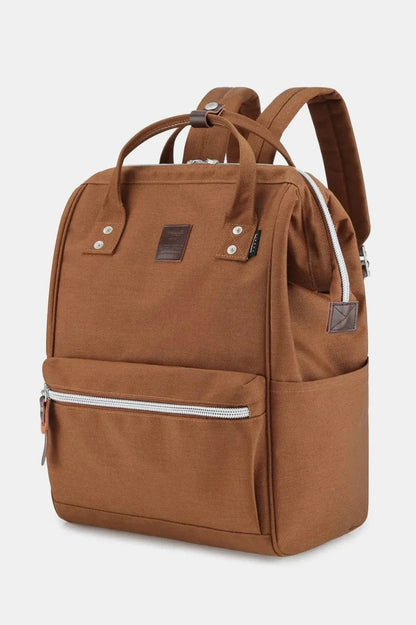 Waterproof Design Arcuate Shoulder Strap Backpack Bag with Handles Coffee Brown / One Size The Nichole Collection