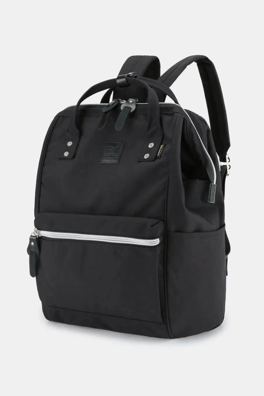 Waterproof Design Arcuate Shoulder Strap Backpack Bag with Handles Black / One Size The Nichole Collection