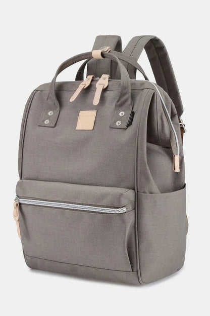 Waterproof Design Arcuate Shoulder Strap Backpack Bag with Handles Gray / One Size The Nichole Collection