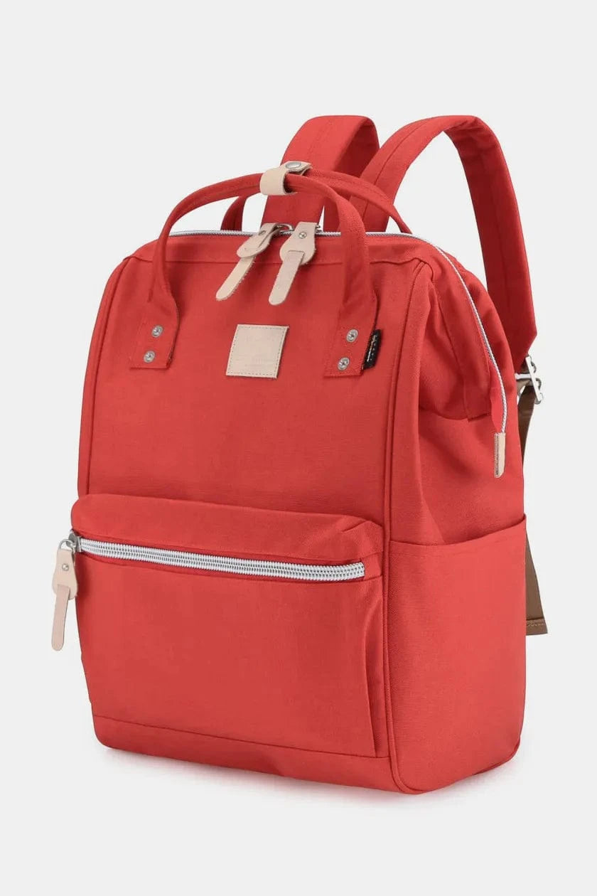 Waterproof Design Arcuate Shoulder Strap Backpack Bag with Handles Red / One Size The Nichole Collection