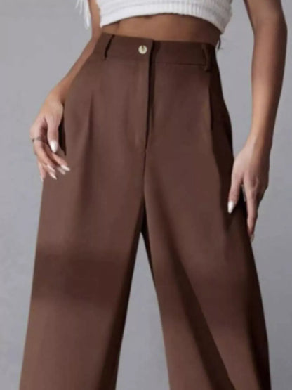 Wide Leg Pleated Pants Dress Pants The Nichole Collection - Official Site