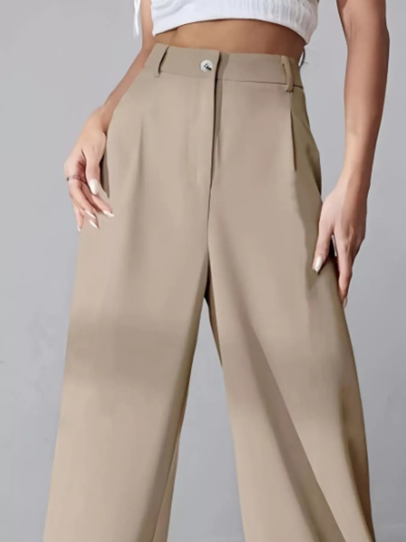 Wide Leg Pleated Pants Dress Pants The Nichole Collection - Official Site
