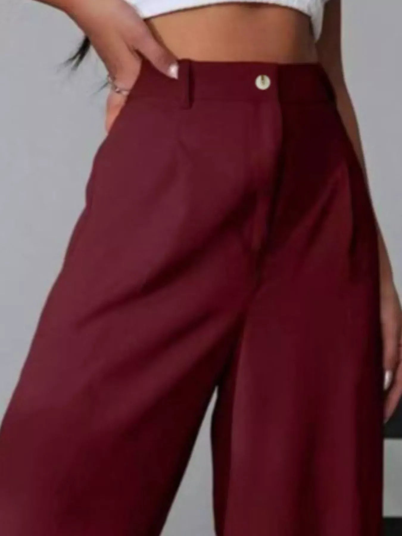 Wide Leg Pleated Pants Dress Pants The Nichole Collection - Official Site
