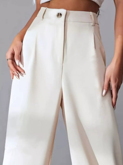 Wide Leg Pleated Pants Dress Pants The Nichole Collection - Official Site