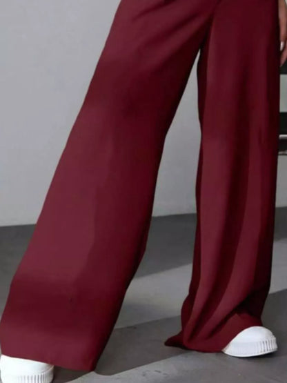 Wide Leg Pleated Pants Dress Pants The Nichole Collection - Official Site