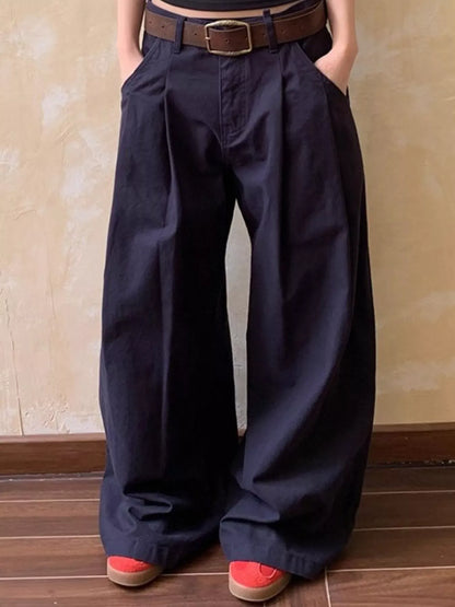 Wide Leg Pleated Pants | The Nichole Collection