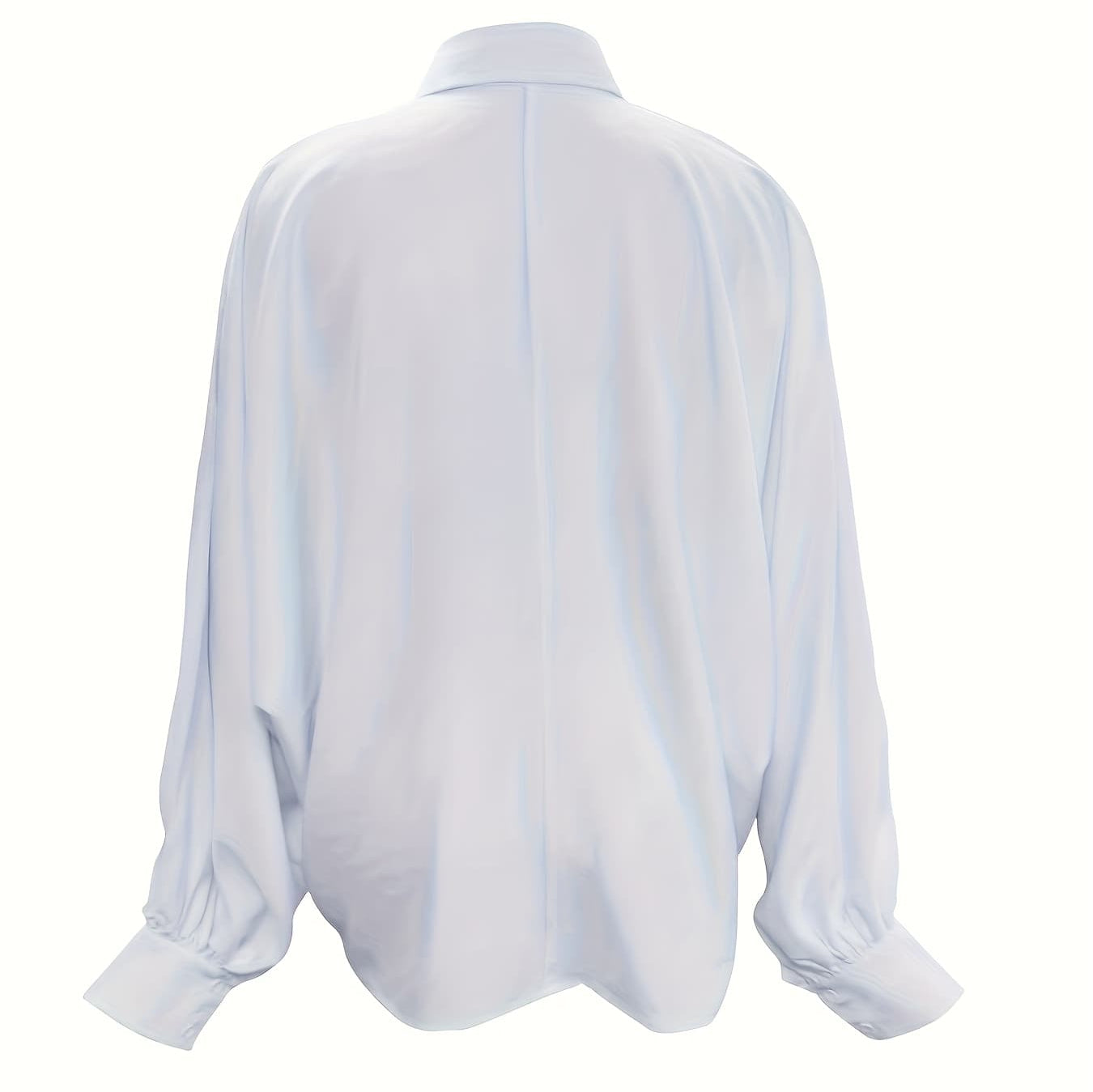 Women’s Batwing Sleeve Button-Up Blouse – Relaxed Fit Lapel Shirt Shirts & Tops The Nichole Collection - Official Site