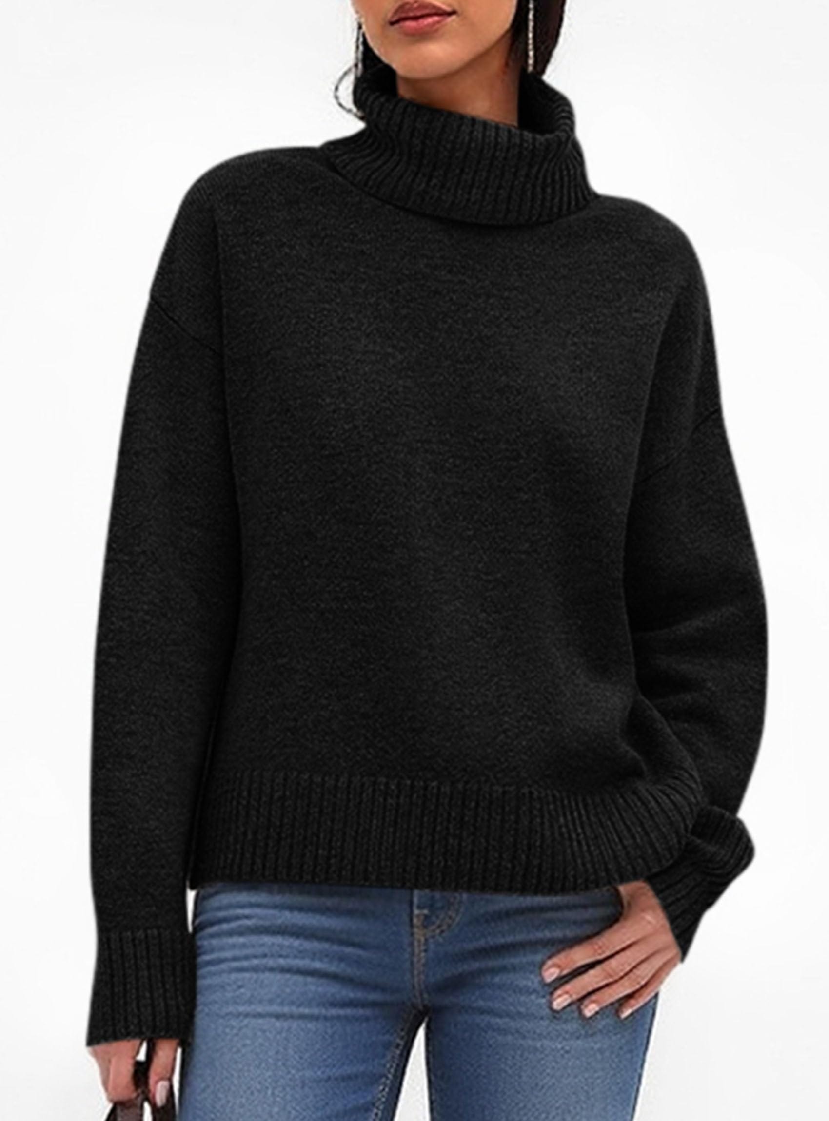 Women’s Chunky Knit Turtleneck Sweater Sweaters The Nichole Collection
