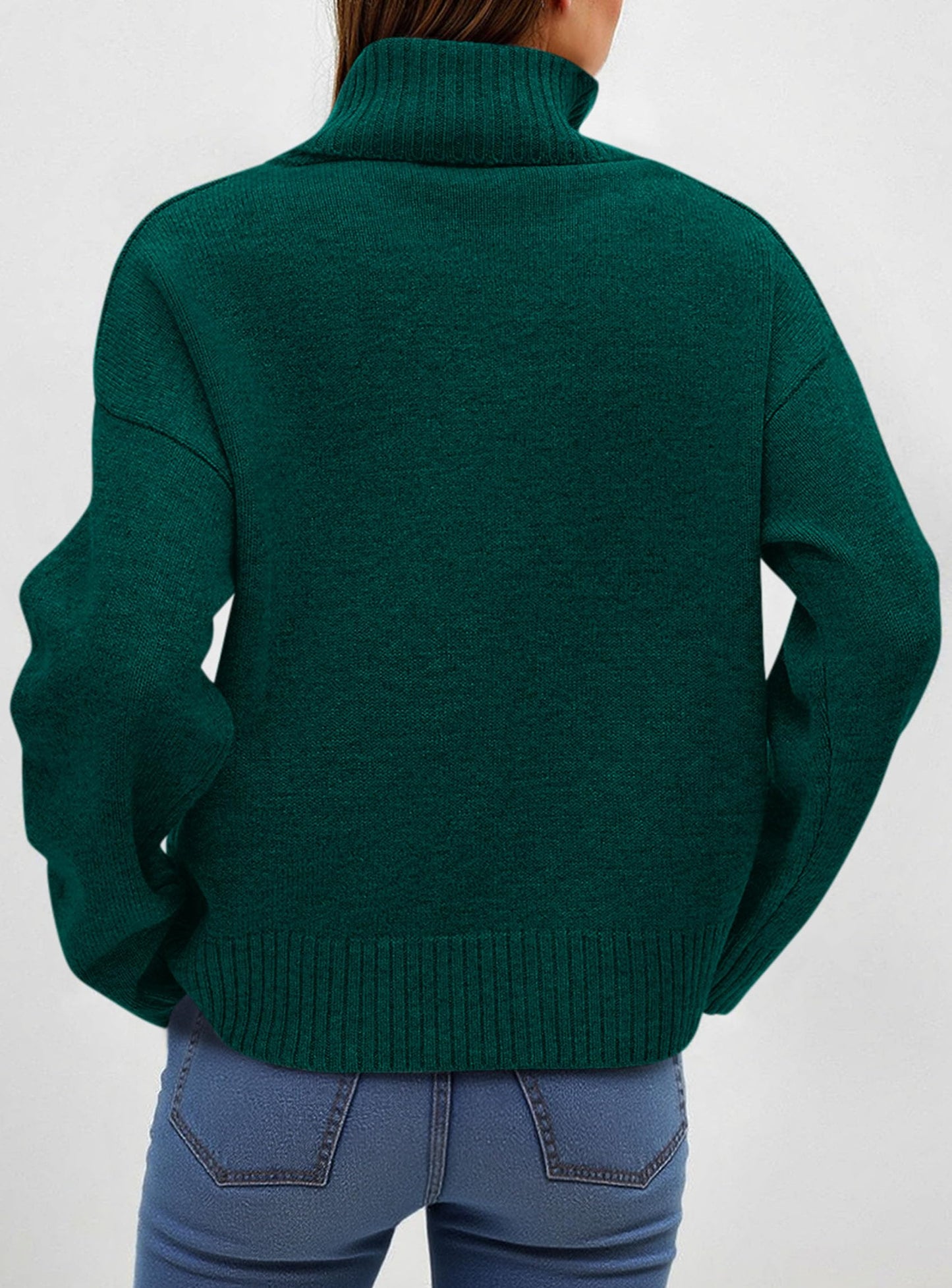 Women’s Chunky Knit Turtleneck Sweater Sweaters The Nichole Collection