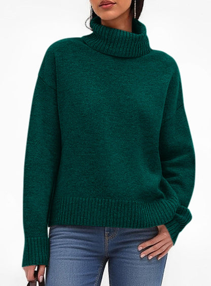 Women’s Chunky Knit Turtleneck Sweater Sweaters The Nichole Collection