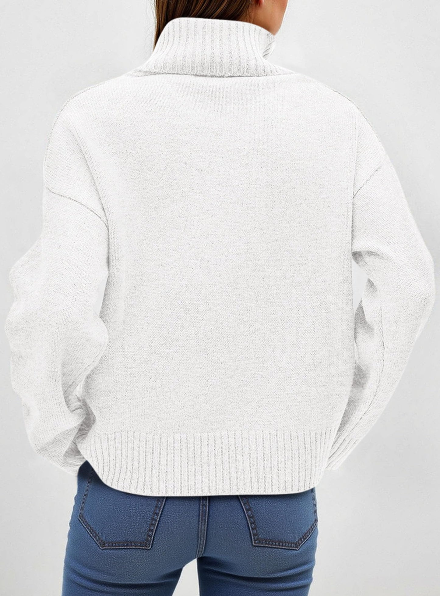 Women’s Chunky Knit Turtleneck Sweater Sweaters The Nichole Collection