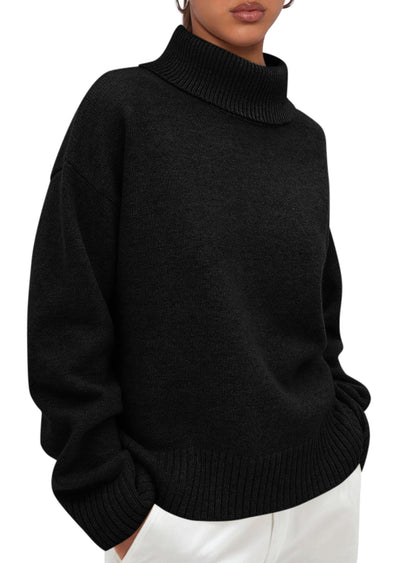 Women’s Chunky Knit Turtleneck Sweater Sweaters The Nichole Collection
