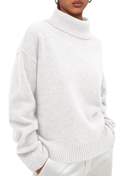 Women’s Chunky Knit Turtleneck Sweater Sweaters The Nichole Collection