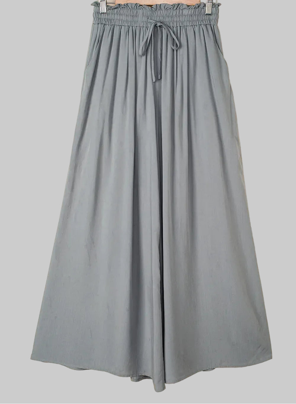 Women’s Drawstring Waist Wide-Leg Pants – Flowing Everyday Elegance Dress Pants The Nichole Collection