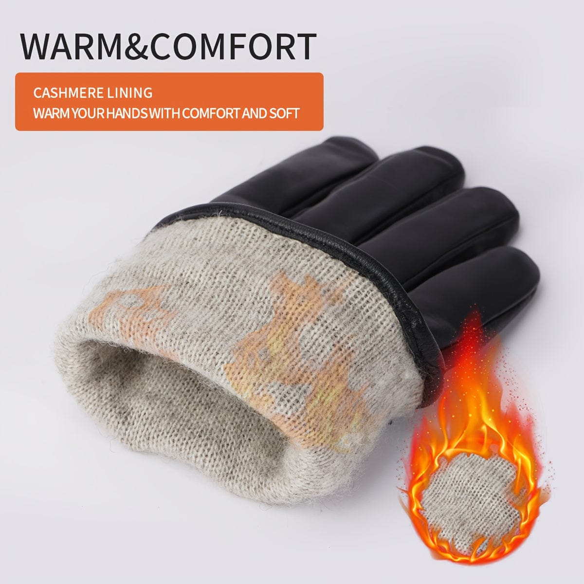 Women’s Genuine Sheepskin Winter Gloves – Windproof Thermal Touchscreen Gloves with Plush Full-Finger Coverage The Nichole Collection