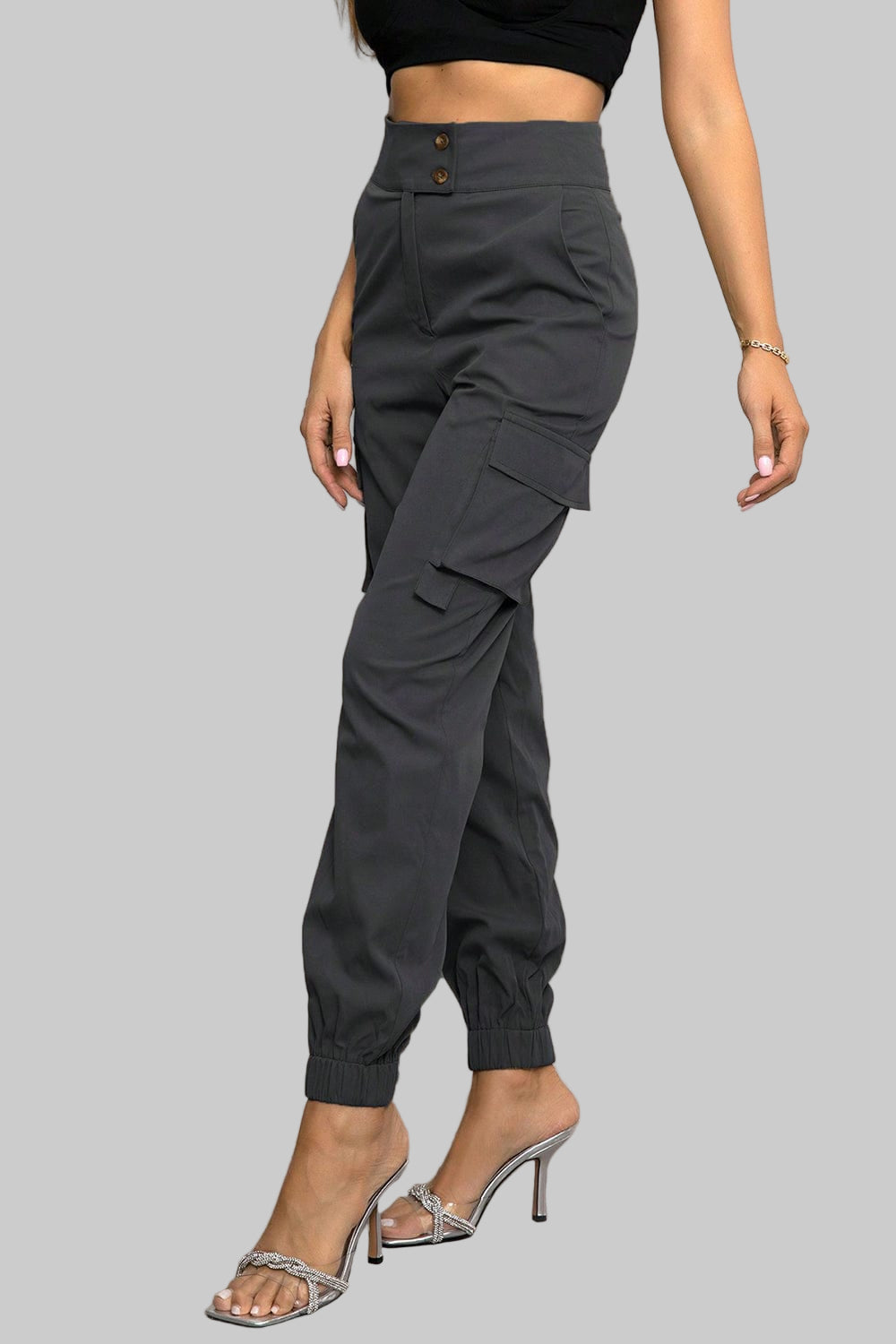 Women’s High-Waist Cargo Pants – Modern Utility Chic Dress Pants The Nichole Collection