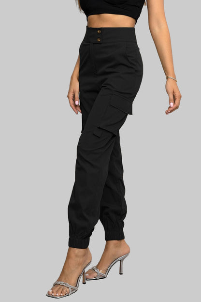 Women’s High-Waist Cargo Pants – Modern Utility Chic Dress Pants The Nichole Collection