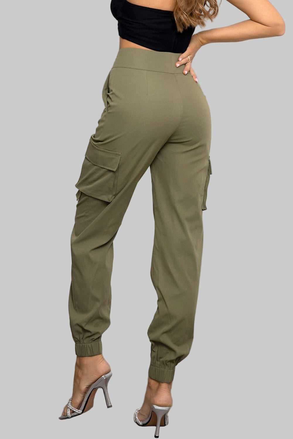 Women’s High-Waist Cargo Pants – Modern Utility Chic Dress Pants The Nichole Collection