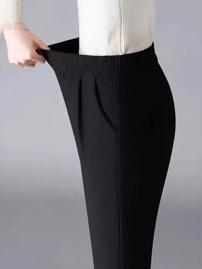 Women’s High-Waist Loose-Fit Pants – Flattering Tummy Control Elegance Dress Pants The Nichole Collection
