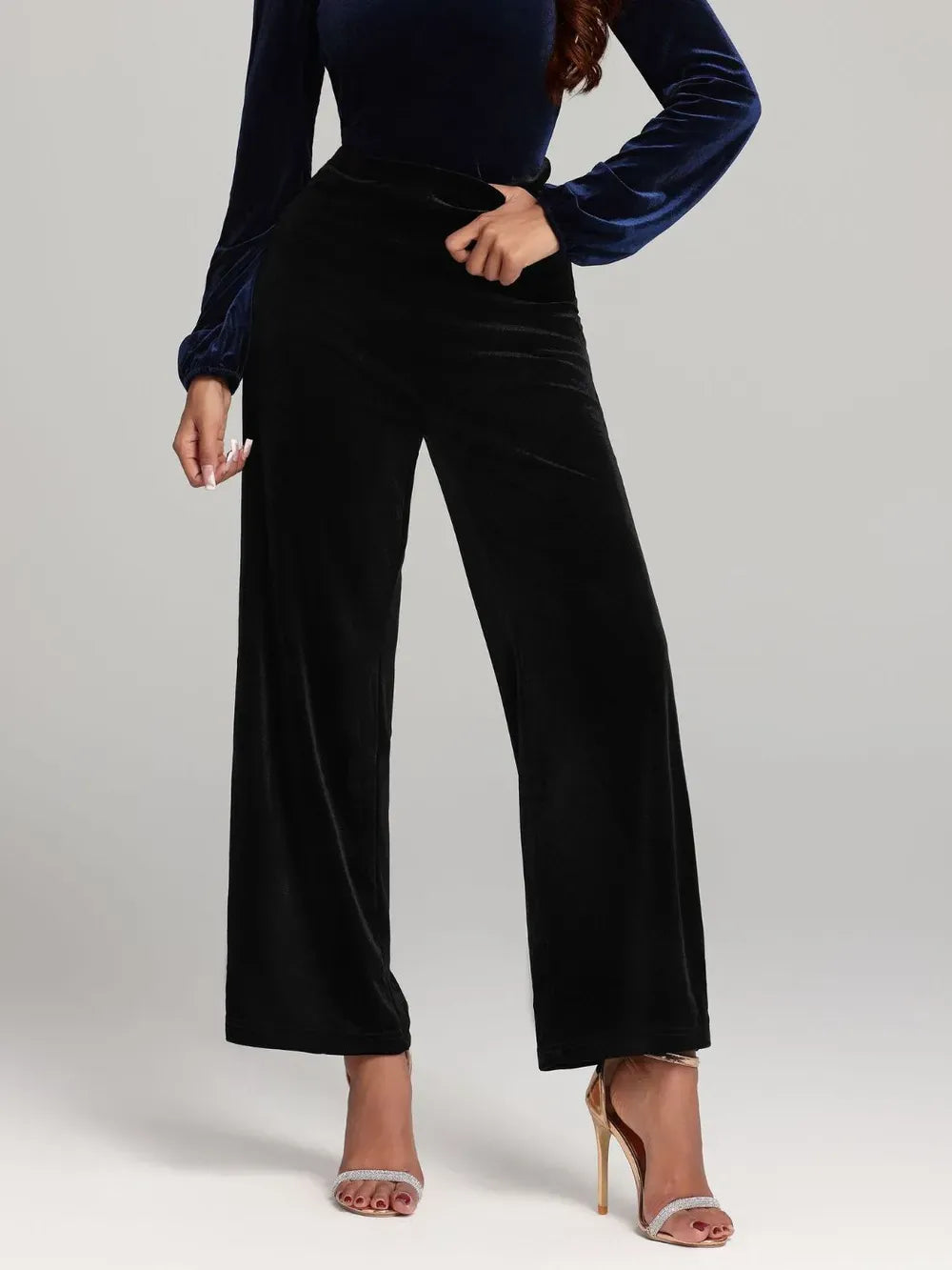 Women’s High-Waist Wide-Leg Pants – Timeless Elegance for Any Occasion Dress Pants The Nichole Collection