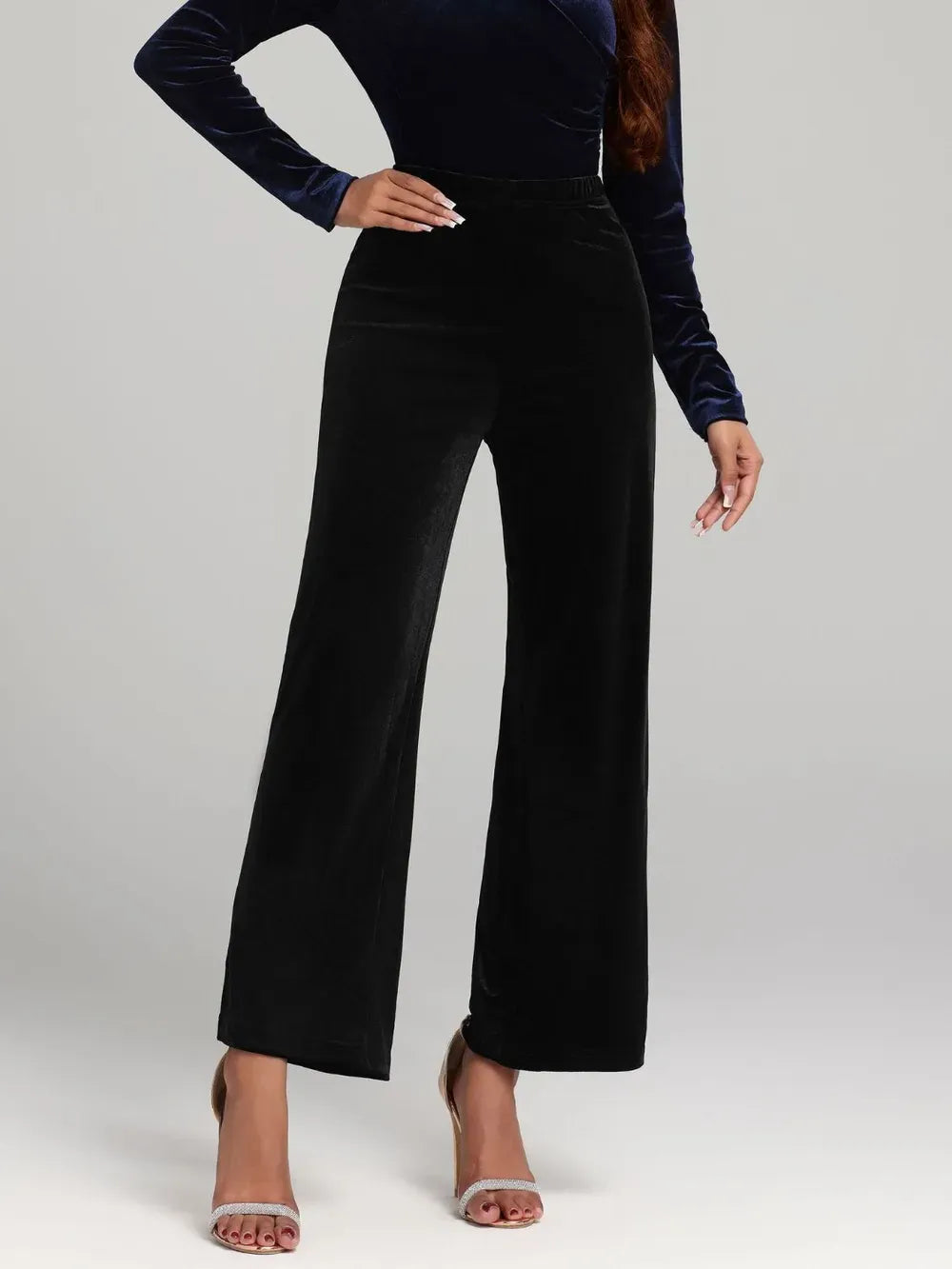 Women’s High-Waist Wide-Leg Pants – Timeless Elegance for Any Occasion Dress Pants The Nichole Collection