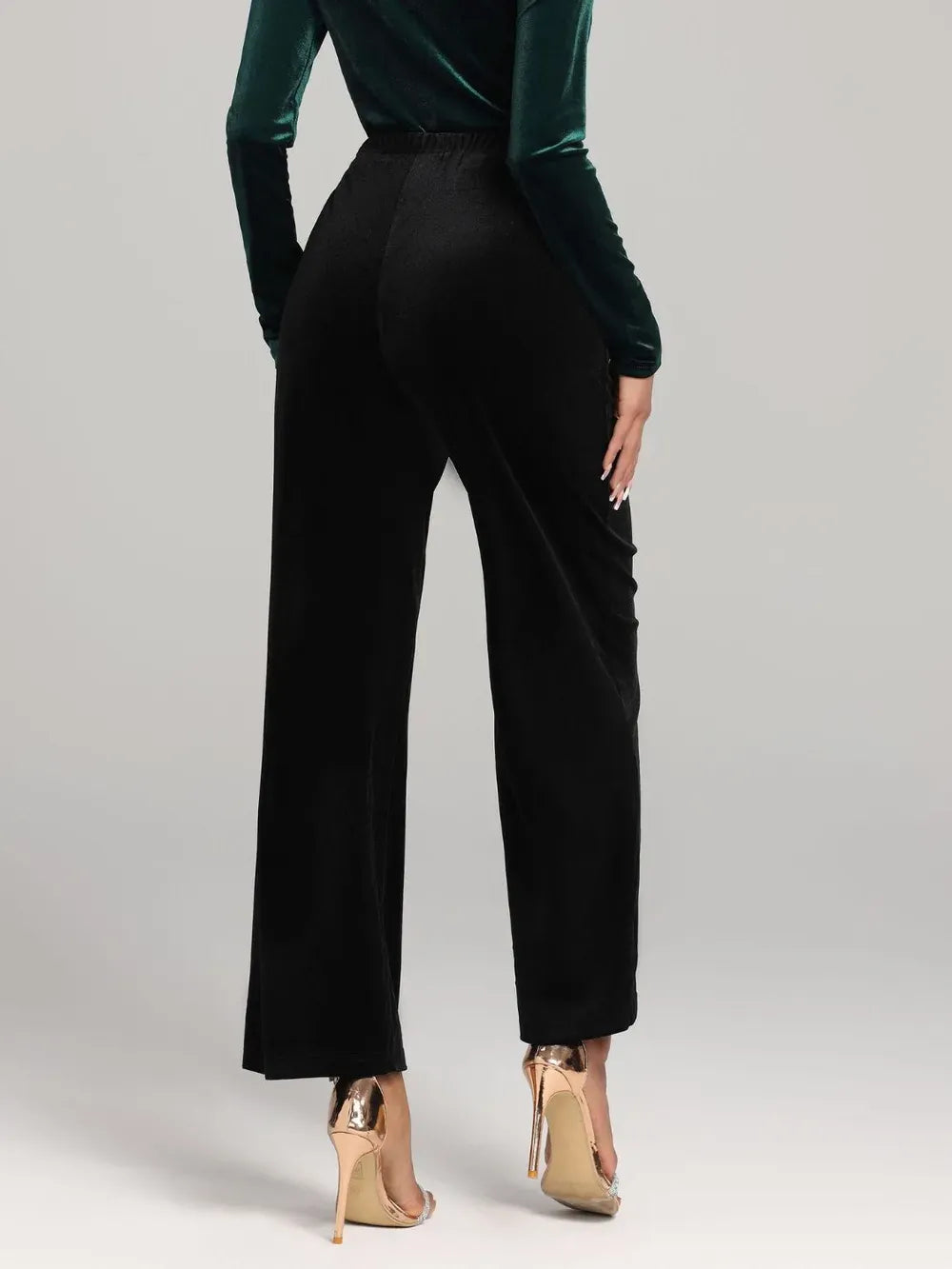Women’s High-Waist Wide-Leg Pants – Timeless Elegance for Any Occasion Dress Pants The Nichole Collection