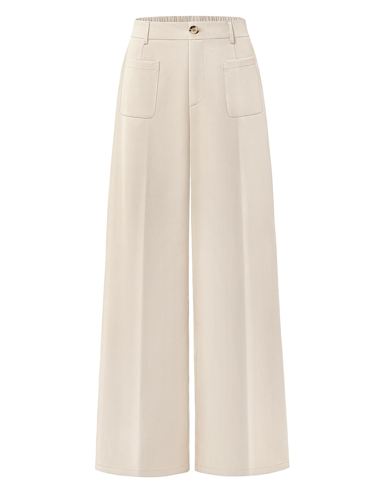 Women's High Waisted Business Casual Palazzo Pants With Pockets The Nichole Collection