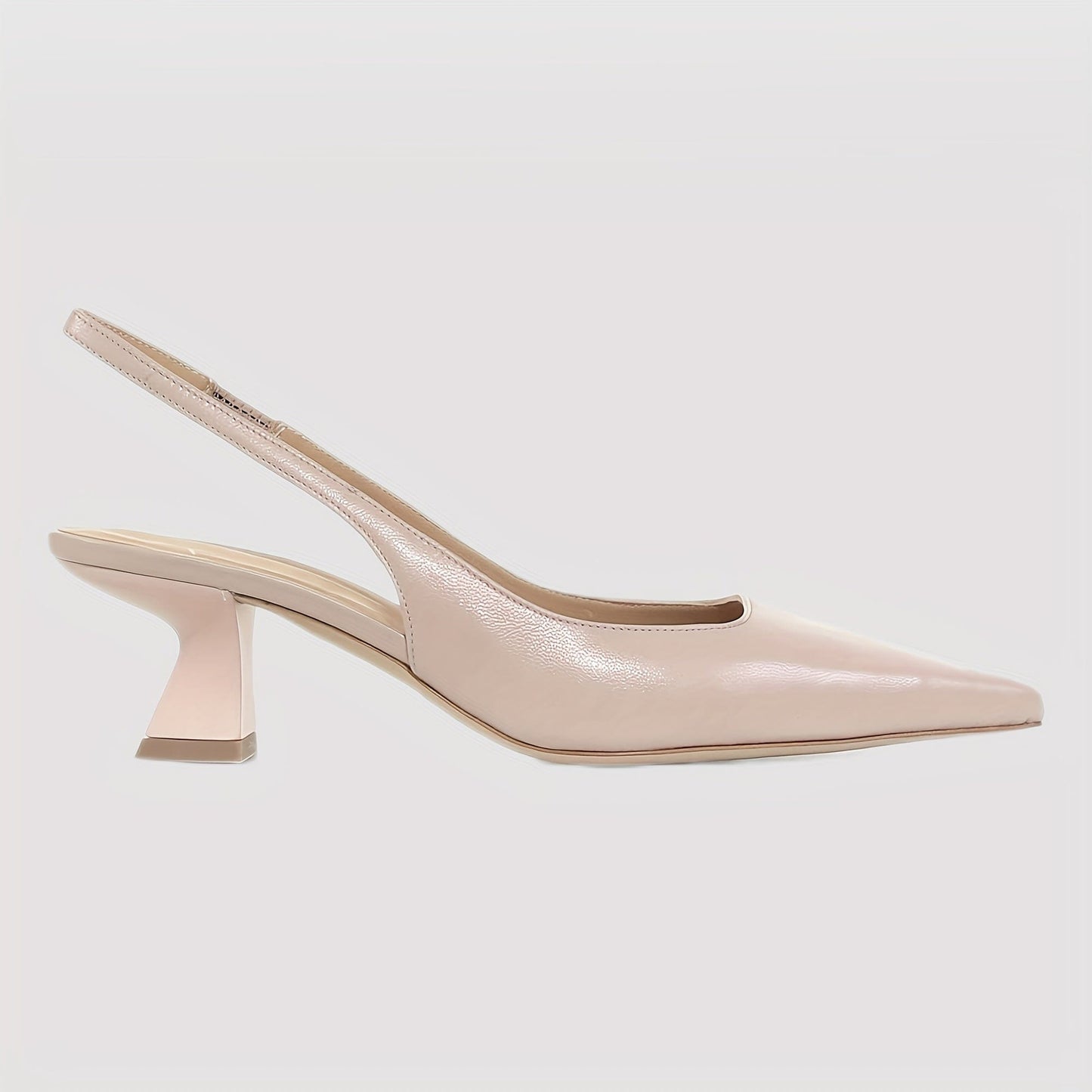 Women’s Kitten Heel Slingback Pumps – Pointed Toe Low Heel Dress Shoes Shoes The Nichole Collection