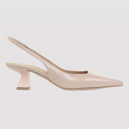 Women’s Kitten Heel Slingback Pumps – Pointed Toe Low Heel Dress Shoes Shoes The Nichole Collection
