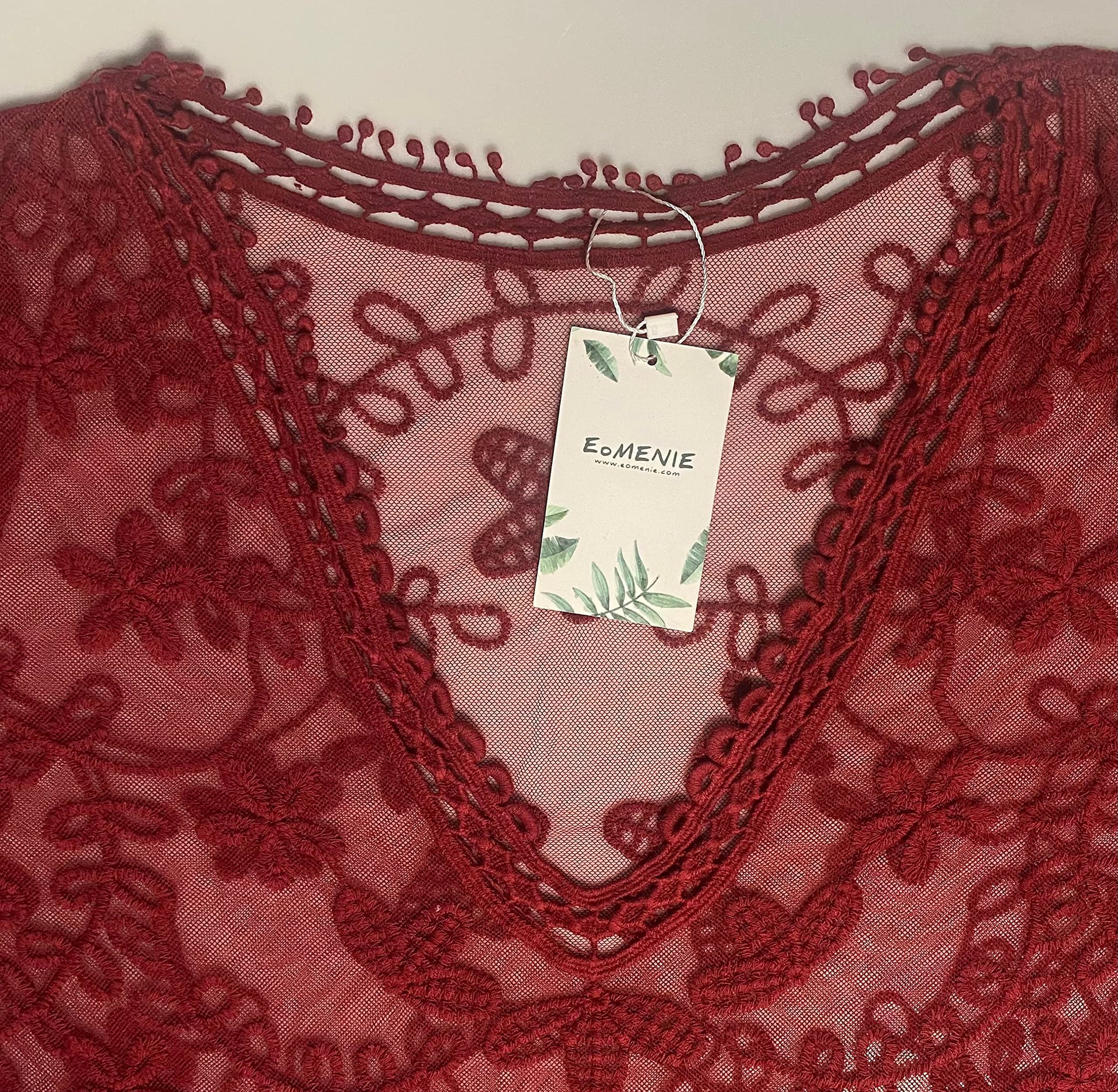 Women's Lace Bathing Suit Cover Up V-Neck The Nichole Collection