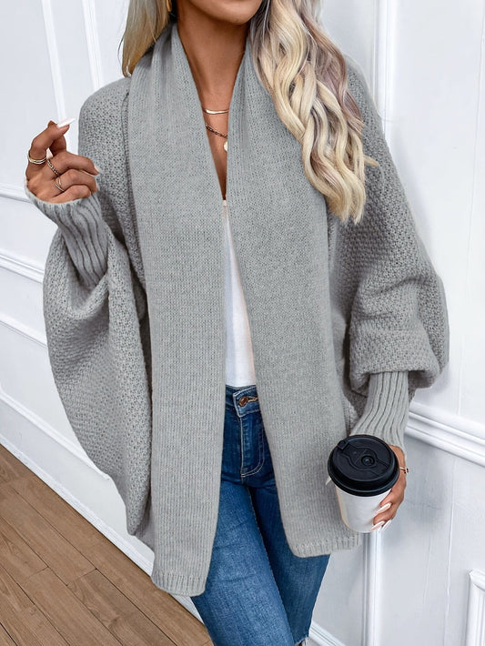 Women’s Open Front Cardigan – Lightweight Batwing Style Cardigan The Nichole Collection