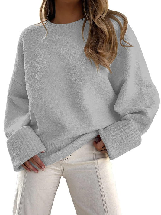 Oversized Sweaters Fuzzy Chunky Warm Pullover Sweater The Nichole Collection - Official Site