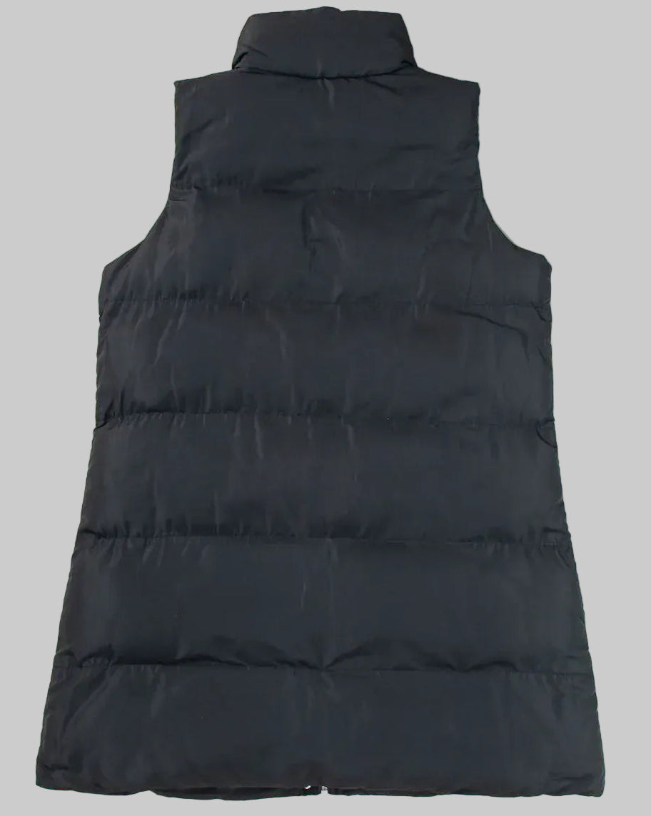 Women’s Pocketed Zip-Up Vest Coat – Mid-Thigh Winter Layer The Nichole Collection