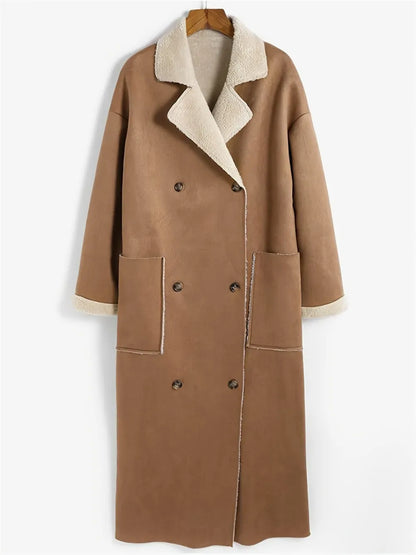 Women’s Sherpa Longline Coat – Cozy Winter Outerwear The Nichole Collection