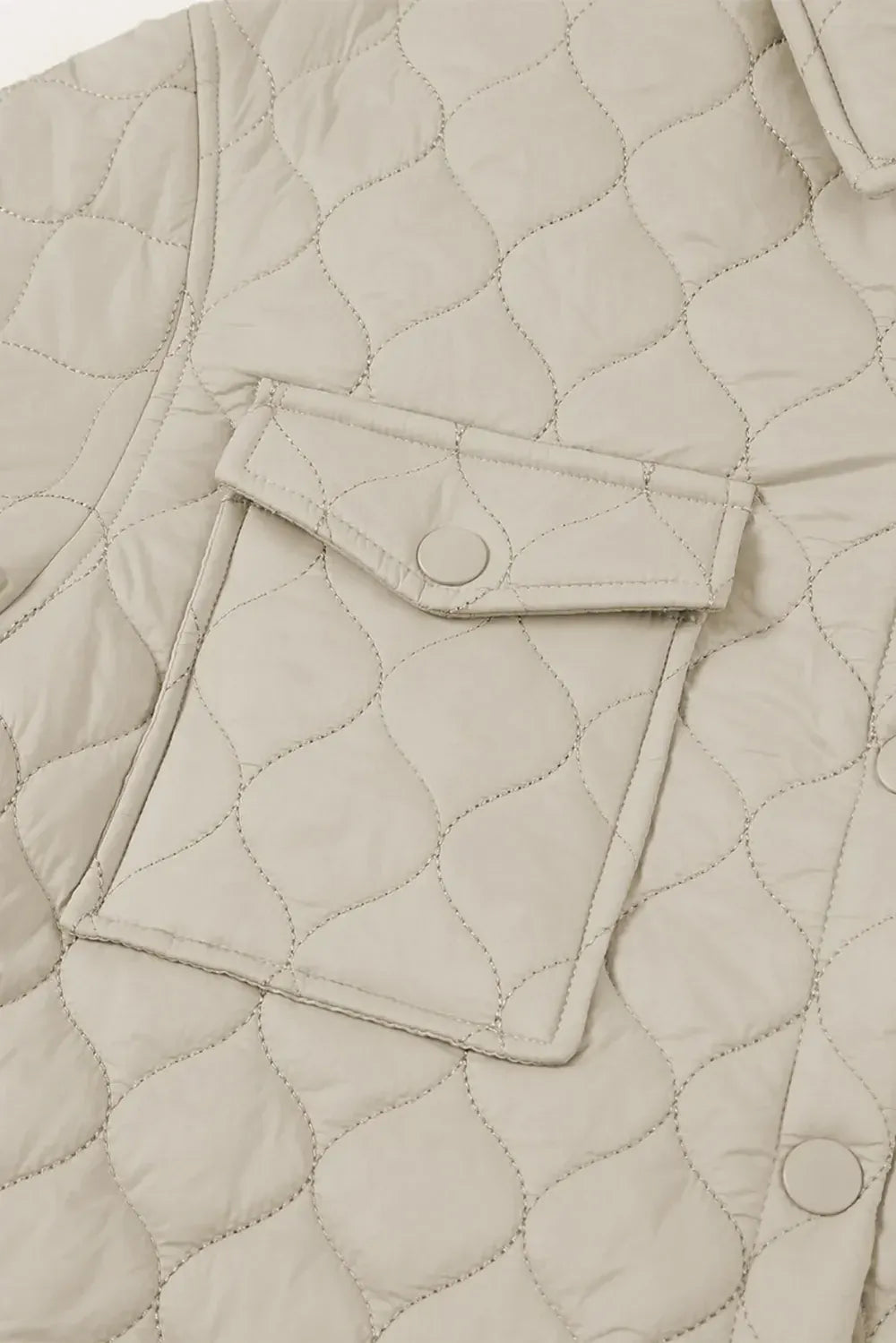 Women’s Snap-Down Puffed Sleeve Collared Winter Coat The Nichole Collection