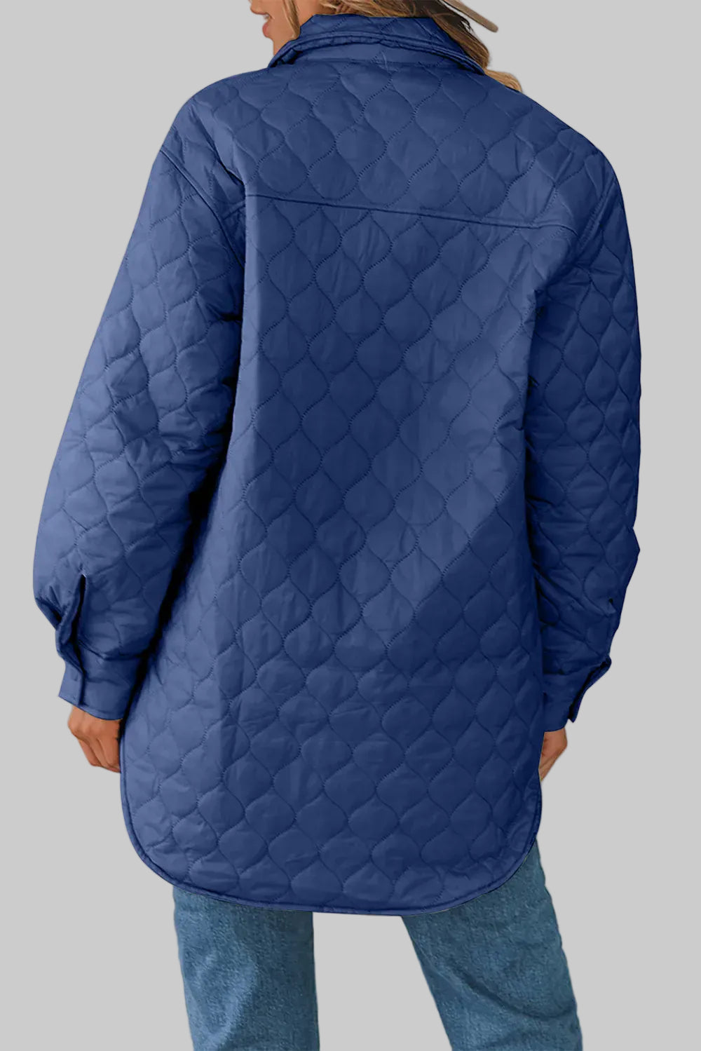 Women’s Snap-Down Puffed Sleeve Collared Winter Coat The Nichole Collection