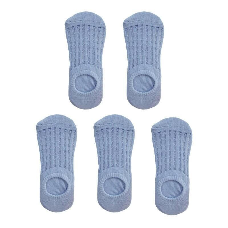 Women's Thin Mesh Boat Socks (5 pairs) The Nichole Collection
